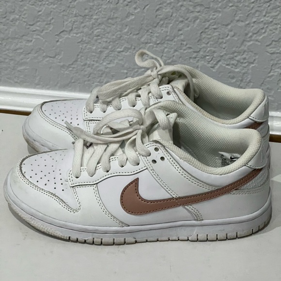 Nike Dunk Low White Pink Kids - Picture 4 of 7
